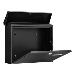 Burg-Wächter Amsterdam brievenbus met RVS palen - zwart