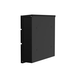 Practo Garden Dijon moderne brievenbus met palen staal - mat zwart