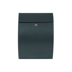 Practo Garden Montreal brievenbus met palen staal - mat zwart/RVS