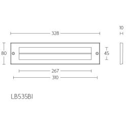 Formani BASICS LB535BI tochtborstel - PVD mat goud