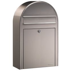 Bobi Classic S (slim) brievenbus en Round statief - RVS