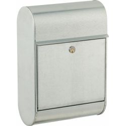 Allux 8900 brievenbus met paal 1001 staal - gegalvaniseerd