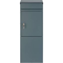 SafePost 855PZ vrijstaande brievenbus met profielcilinderslot staal - antracietgrijs