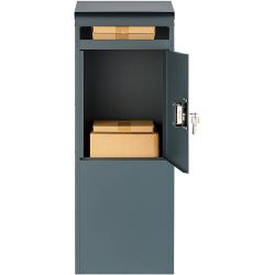 SafePost 855PZ vrijstaande brievenbus met profielcilinderslot staal - antracietgrijs