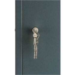 SafePost 855PZ vrijstaande brievenbus met profielcilinderslot staal - antracietgrijs