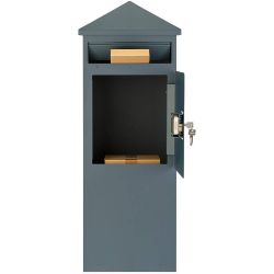 SafePost 110PZ vrijstaande XXL brievenbus met profielcilinderslot staal - antracietgrijs