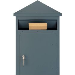 SafePost 110PZ vrijstaande XXL brievenbus met profielcilinderslot staal - antracietgrijs