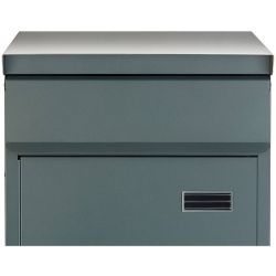 SafePost Tiamat 854PZ wandbrievenbus staal - antracietgrijs