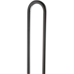 Allux 400 brievenbus met paal 1007 staal - zwart