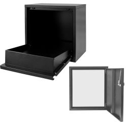 Logixbox Flexybox inbouw pakketbrievenbus compleet - grijs