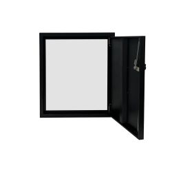 Logixbox Flexybox brievenbusdeurtje los - zwart