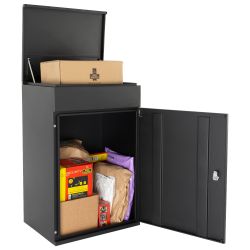 Burg-Wächter PB03BK pakketbrievenbus wand of vrijstaand - zwart