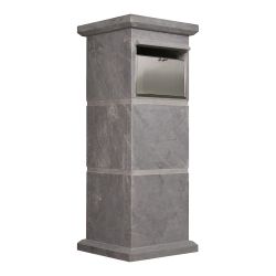 Basic 005 natuursteen pakketbrievenbus