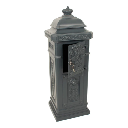 Basic nostalgische staande kolombrievenbus - antraciet