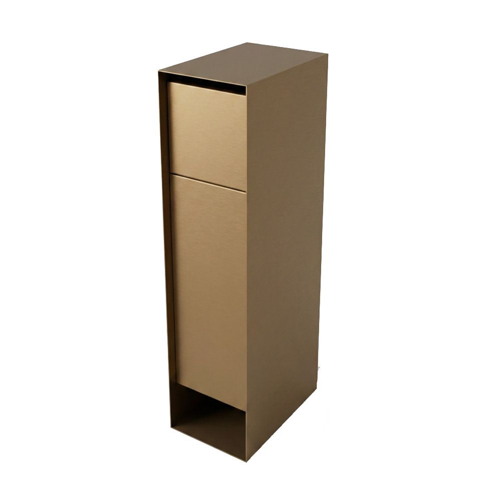 Geroba Pakun pakketbrievenbus staal - Anodic Bronze