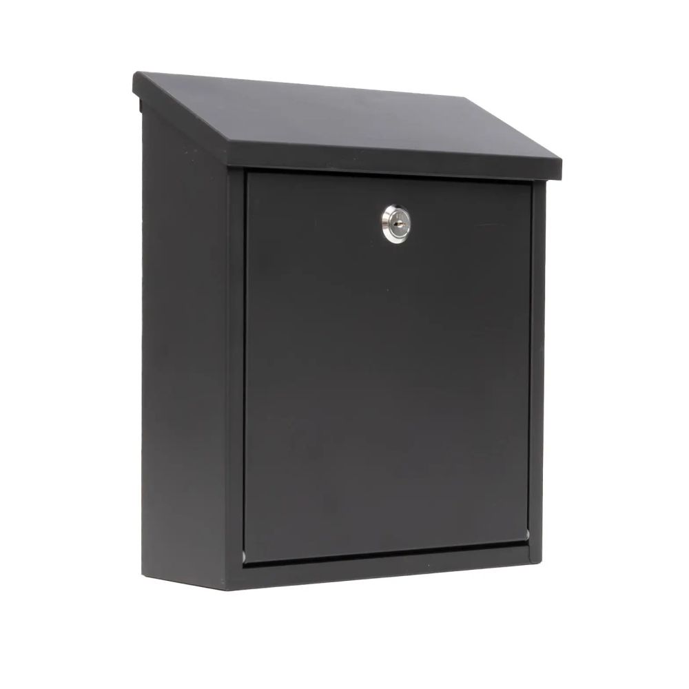 Practo Garden Amsterdam wandbrievenbus staal - mat zwart