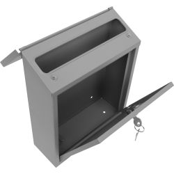 Practo Garden Amsterdam wandbrievenbus staal - mat grijs