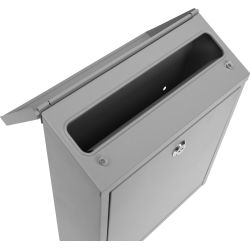 Practo Garden Amsterdam wandbrievenbus staal - mat grijs
