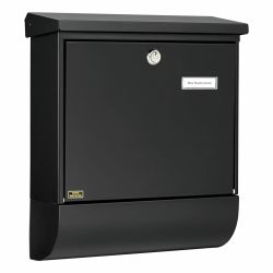 Burg-Wächter Vario-Set 86720 wandbrievenbus met krantenrol staal - zwart