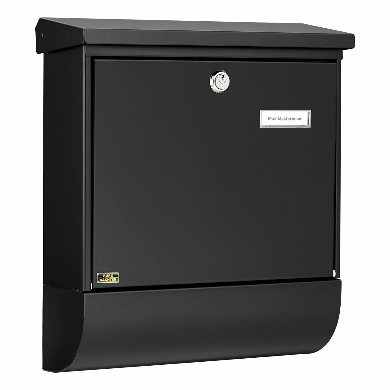 Burg-Wächter Vario-Set 86720 wandbrievenbus met krantenrol staal - zwart