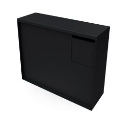 Geroba Murus pakketbrievenbus staal - zwart