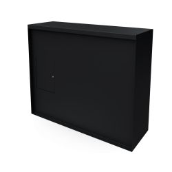 Geroba Murus pakketbrievenbus staal - zwart