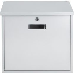 Practo Garden Valencia wandbrievenbus staal - zilvergrijs