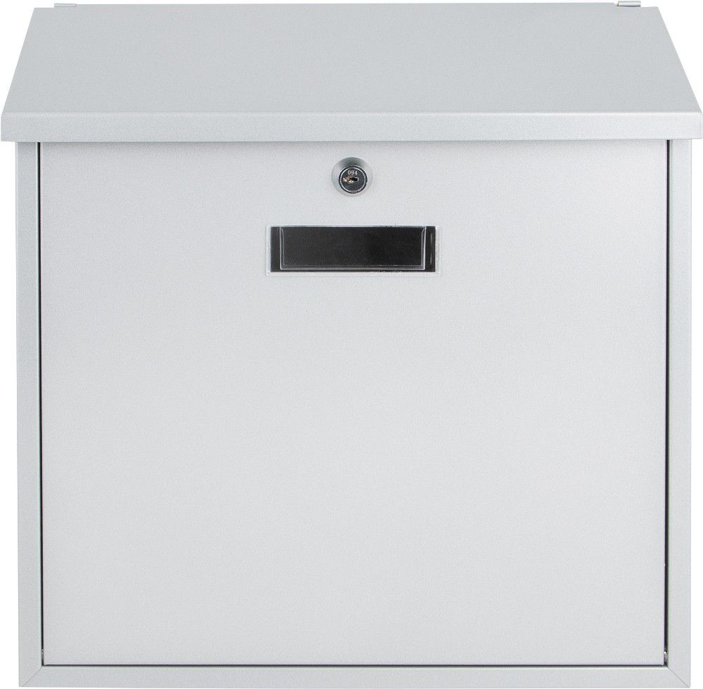 Practo Garden Valencia wandbrievenbus staal - zilvergrijs