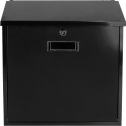 Practo Garden Valencia wandbrievenbus staal - zwart