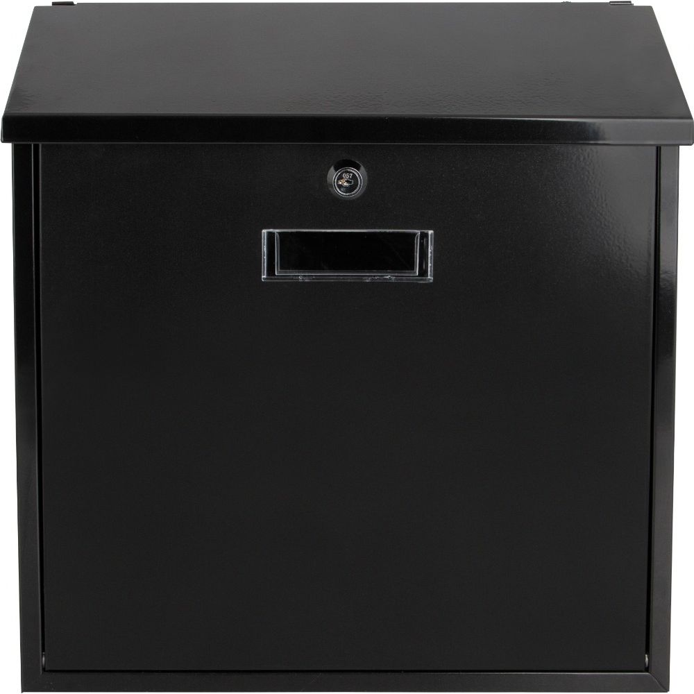 Practo Garden Valencia wandbrievenbus staal - zwart