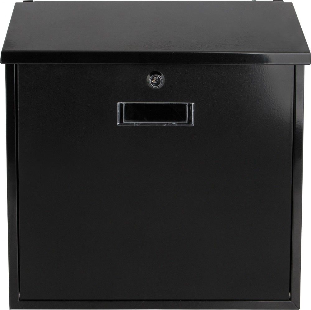 Practo Garden Valencia wandbrievenbus staal - zwart