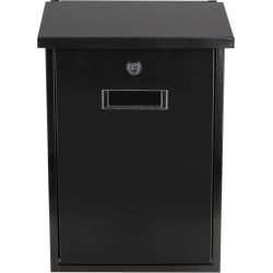 Practo Garden Granada wandbrievenbus staal - zwart