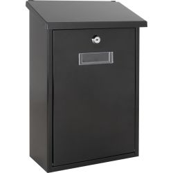 Practo Garden Granada wandbrievenbus staal - zwart