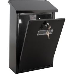 Practo Garden Granada wandbrievenbus staal - zwart