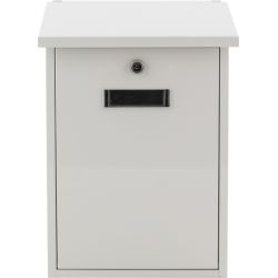 Practo Garden Granada wandbrievenbus staal - wit