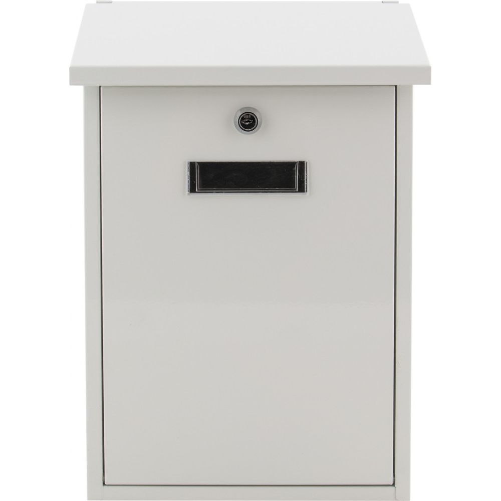 Practo Garden Granada wandbrievenbus staal - wit