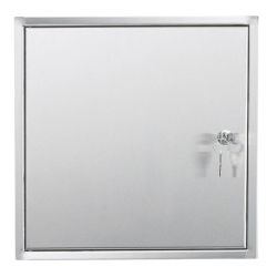 Basic brievenbusdeurtje 27x27 cm inbouw - RVS