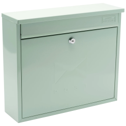 G2 Elegance wandbrievenbus staal - pastel groen