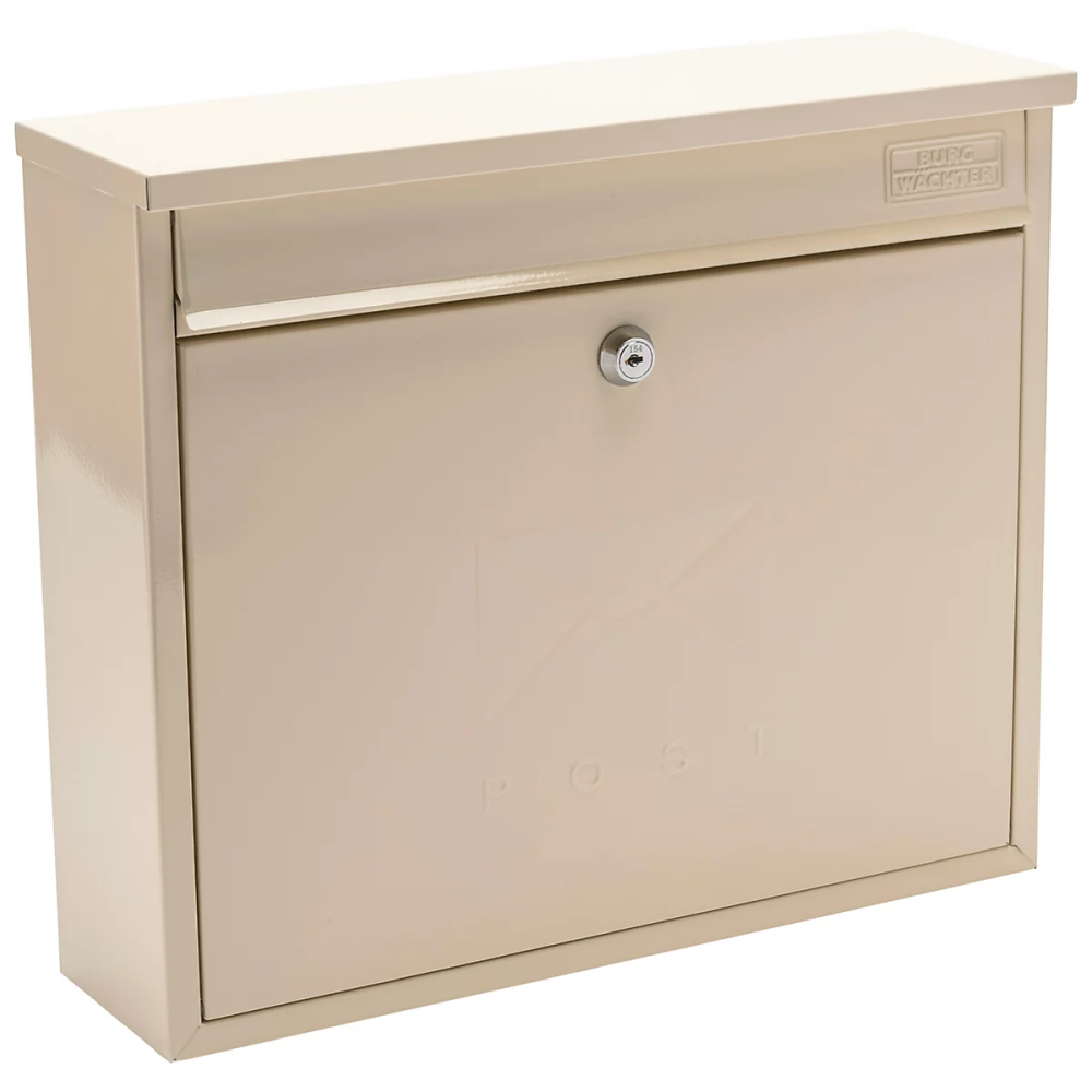 G2 Elegance wandbrievenbus staal - beige