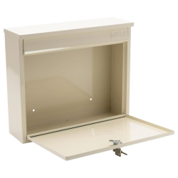 G2 Elegance wandbrievenbus staal - beige