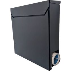 SafePost 800 wandbrievenbus staal - antracietgrijs