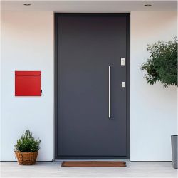 SafePost 800 wandbrievenbus staal - rood