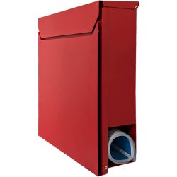 SafePost 800 wandbrievenbus staal - rood