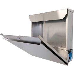 SafePost 800 wandbrievenbus - RVS