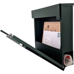 SafePost 810 wandbrievenbus staal - groen