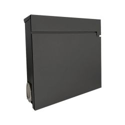 SafePost 810 wandbrievenbus staal - antracietgrijs