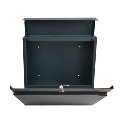 SafePost 810 wandbrievenbus staal - antracietgrijs