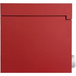 SafePost 810 wandbrievenbus staal - rood