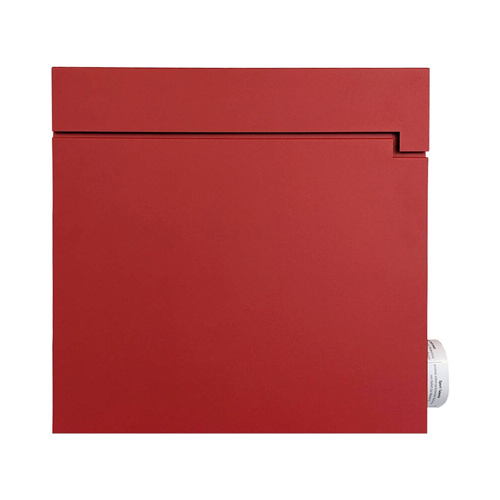 SafePost 810 wandbrievenbus staal - rood