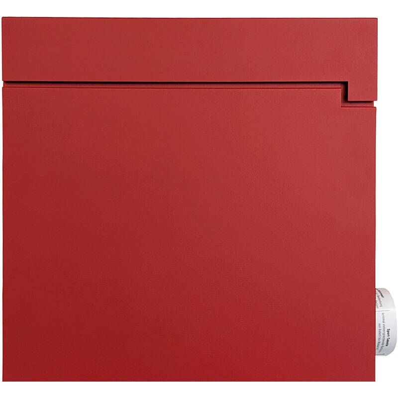 SafePost 810 wandbrievenbus staal - rood